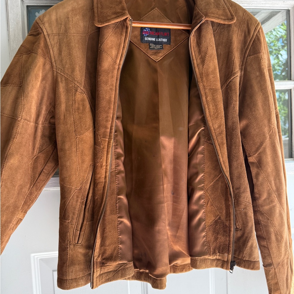 American Flirt Genuine Leather Brown Classic Leather Jacket